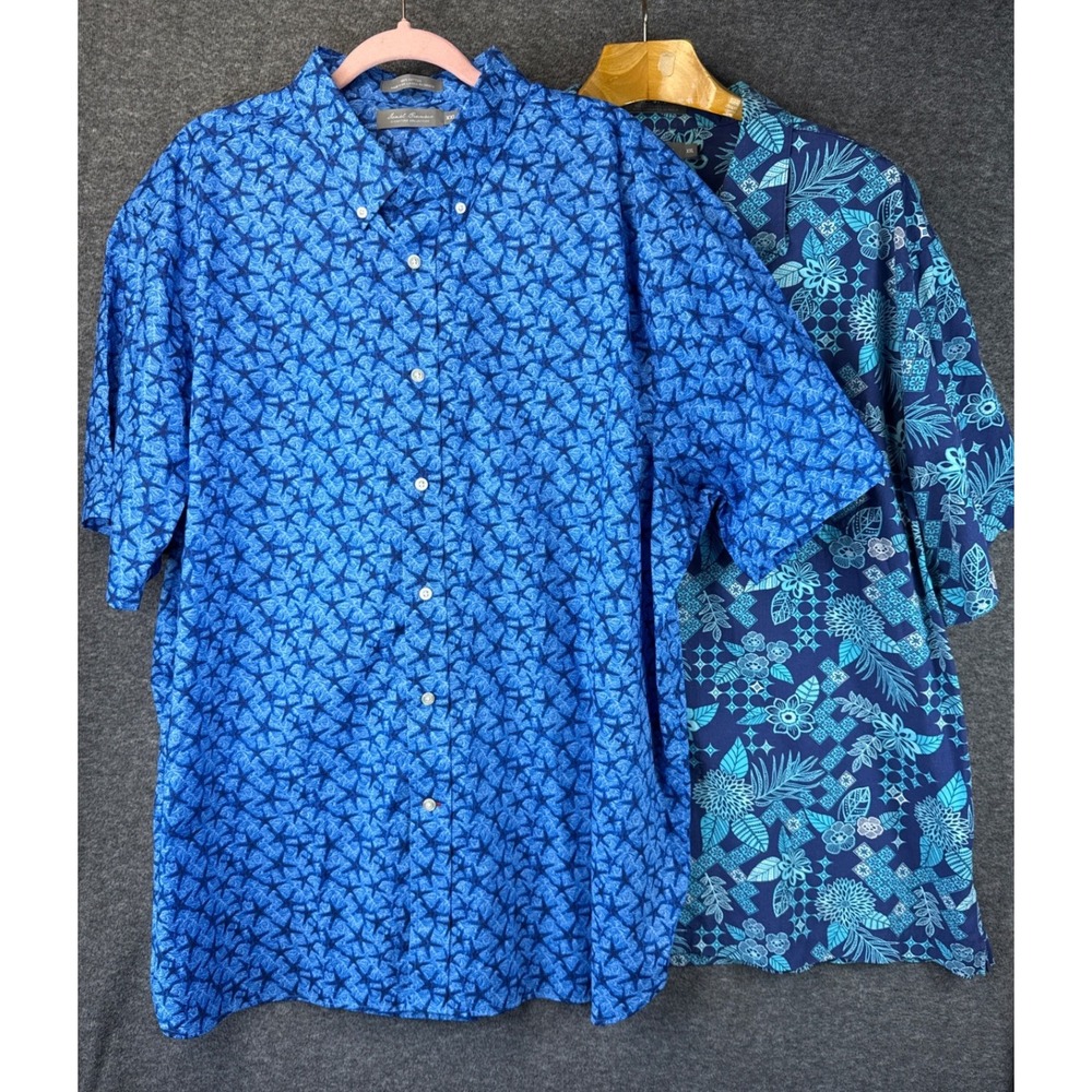 Lot Of 2 Daniel Cremieux Signature Collection Men XXL Beach Shirt Dining Out EUC